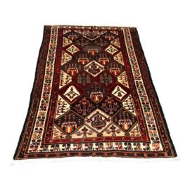 Vintage Persian Wool Kilim Area Rug - 7′2″ × 10′3″