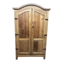 Rustic Armoire With Removable Shelves