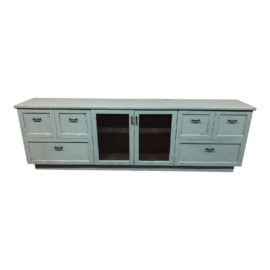 Media Console Cabinet in Urban Shabby Chic Finish