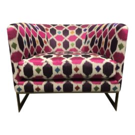 Nathan Anthony Korz Chair by Tina Nicole + Kravet Fabric. Original Price: $7,192.00