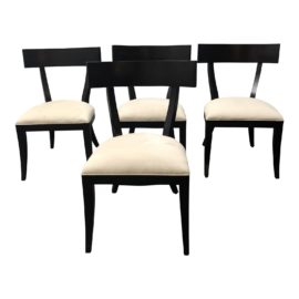 Set of Four Restoration Hardware Dining Side Chairs