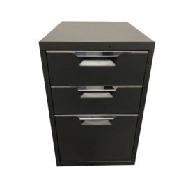 CB2 Gray Tps Three Drawer Filing Cabinet. Original Price: $180