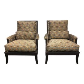 Pair of McGuire Lounge Chairs. Original Price: $8,507.00