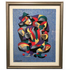 Anatole Krasnyansky 'Split Persona' Signed Serigraph Print + Certificate of Authenticity