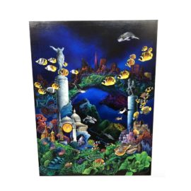 Full Fathom Five, 20th Century Oil on Canvas by Kirwan