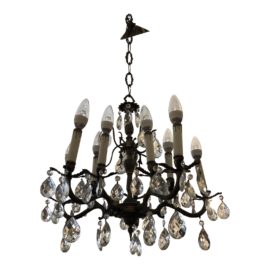 Vintage Spanish Style 8 Light Chandelier