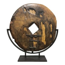 19th Century Traditional Wood Cart Wheel