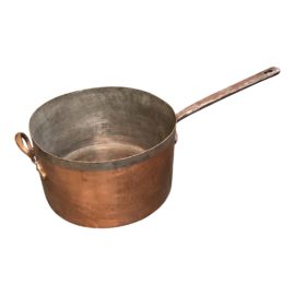 Vintage Rustic Copper Pot
