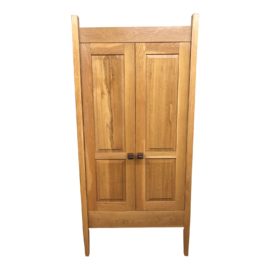 Transitional Oak Armoire