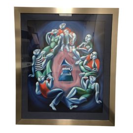 Yuroz 'The Magic of Sound' Limited Serigraph Print. Original Price: $6,500.00
