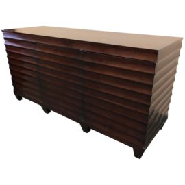 Custom Eric Bors Alder Wood Media Cabinet. Original Price: $6,128.00