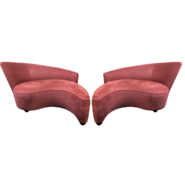 Pair of Urbana Curved Sofas. Original Price: $2,800.00