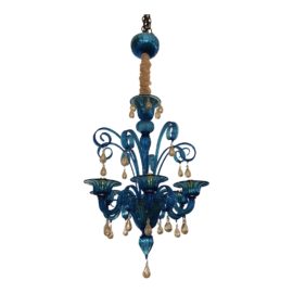 Stige Murano Glass Chandelier. Original Price: $2,600