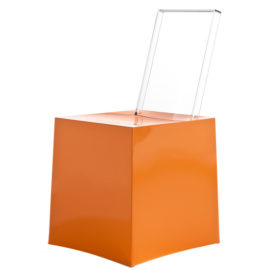 Kartell Philippe Starck Orange Miss Less Chair. Original Price: $360