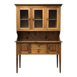 Borkholder Vintage Amish Crafted Sideboard + Hutch