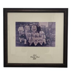 Antique Photograph Leck Cricket Club 1984
