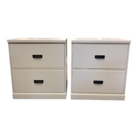 Outlook Pair of Two Drawer Side Tables