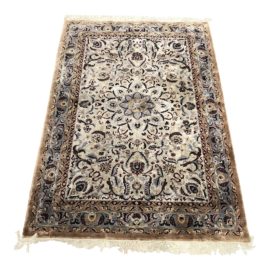 Chinese Silk 180 Line Isfahan Design Rug - 6' X 9'. Original Price: $3,000.00