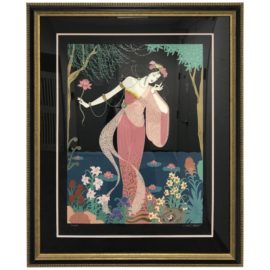 Serigraph Print "Demure Spirit" by Lillian Shao