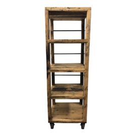 Antique Rustic Tower Shelf
