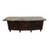 Custom Green Marble Top + Wood Base Buffet