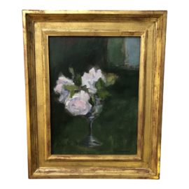 Anne Packard Custom Framed Original Oil Painting. Original Price: $2,250