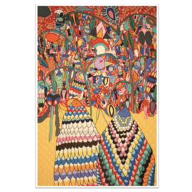 Watercolor on Paper "Festival of the Sea"