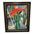 Limited Edition Georgy Kurasov Canvas Painting "Umbrellas of Saint Petersburg"