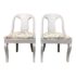Vintage Pair of Chalk Paint Chairs