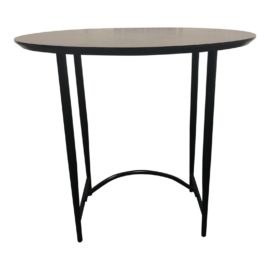 Oval Mid-Century Style Side Table