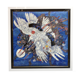 Limited Edition Serigraph, Purple Dream by Tie-Feng Jiang. Original Price: $4,500
