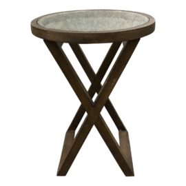 Restoration Hardware X-Base Side Table