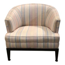 Custom Barrel Back Arm Chair