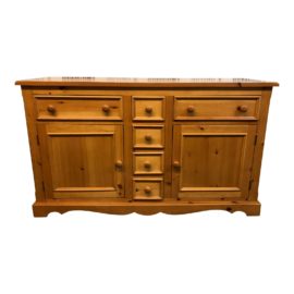 Pine Six Drawer Sideboard
