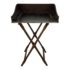 Vintage Wood + Metal Bar Tray Table