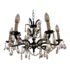 Vintage Iron + Crystal Chandelier