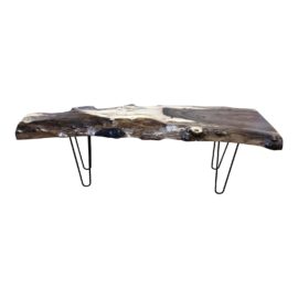 High Gloss Live Edge Cocktail Table