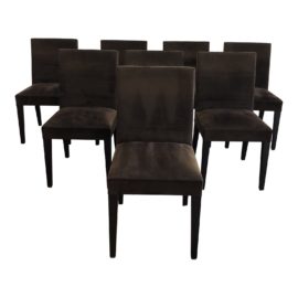 Set of Eight Contemporary Dining Chairs, From Bee Market