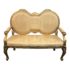 Italian Style Gilt + Upholstery Settee