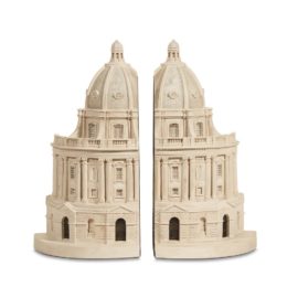 Timothy Richards Radcliffe Camera Split Bookends. Original Price: $500