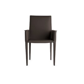 Frag Bottega Brown Leather Arm Chair, Original Price:$1,295.00