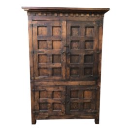 Rustic Media Armoire