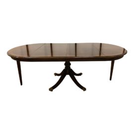 Vintage Drexel Heritage Duncan Phyfe Dining Room Table