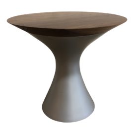 Hightower Walnut + Silver Martini Table. Original Price: $1,795