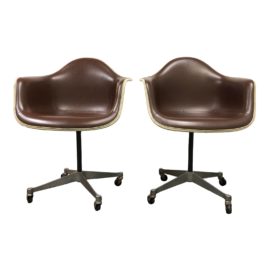 Pair of Herman Miller Eames Bucket Chairs