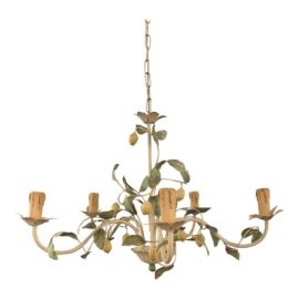 Made in Italy Tole Lemon Chandelier