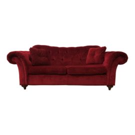 Ethan Allen Tufted Rolled Arm Sofa