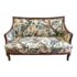 Antique Walnut Framed Bird Motif Settee