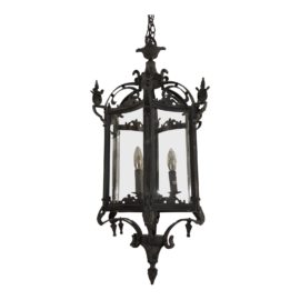 Restoration Hardware 3ft 19th C. Salerno Streetlight Pendant. Original Price: $2,000