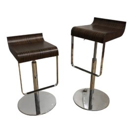 Pair of Adjustable Stools From Calligaris